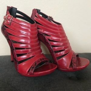 Stylish Red Stilettos: M by Michael Antonio